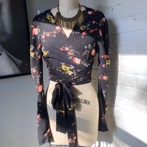 ASOS Wrap Crop Blouse